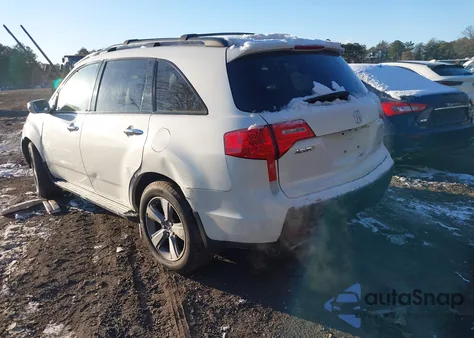 2007 Acura Mdx Technology Package из США, поврежденный, VIN 2HNYD283X7H533040